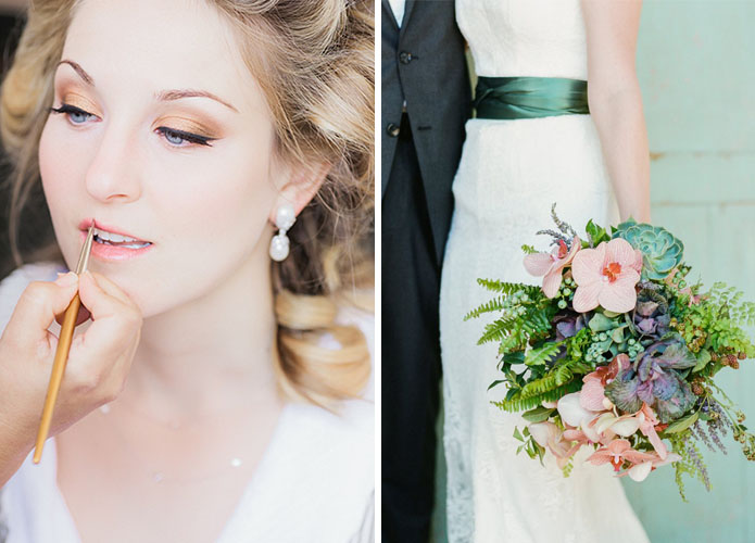 bride & bouquet