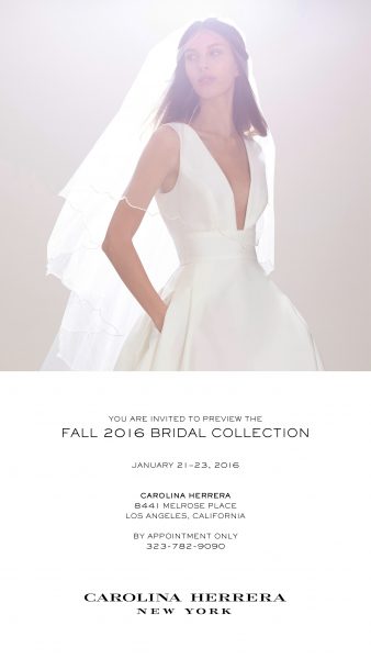 FALL 16 BRIDAL TRUNK SHOW